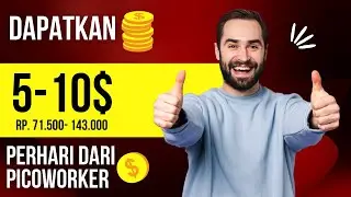 Website Penghasil Uang  || Dapatkan 5-10 Dolar perhari dari Picoworker
