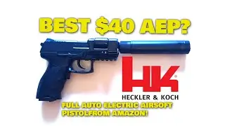 BEST $40 AEP? Elite Force HK Heckler & Koch P30 Electric Blowback 6mm BB Pistol Airsoft Gun, Black