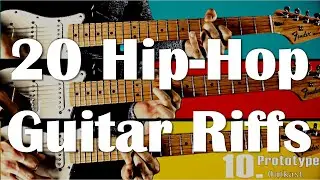 20 GREATEST Hip-Hop/R&B Guitar Riffs #1
