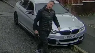 LD19ZXN Darwen. Road rage, all mouth softlad soon gets back in his car #RonniePickering