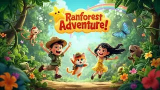 Rainforest Jungle Adventure Song | Amazon Jungle Dance & Animal Friends