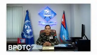 Colonel Anup Bikram Rana, Commandant of BPOTC, Welcomes Students to POTI