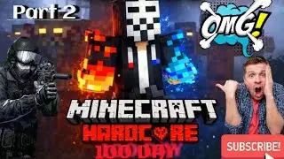 Minecraft 100 day Zombie apocalypse part 2 😱❌ | Minecraft Survival gameplay 😱🤯