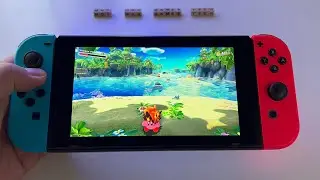 Kirby and the Forgotten Land | Switch handheld gameplay