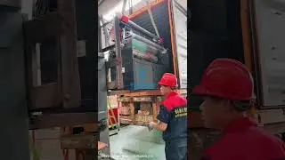Today deliver PVC marble sheet machine and bamboo charcoal board machine! #machine #homedecor