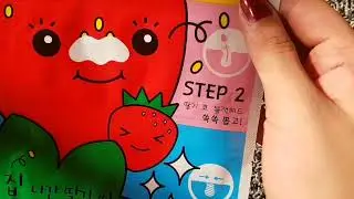 Review |Tony Moly strawberry 3 Step nose pack | Tomato sheet mask | F&M