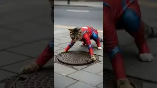 someone had to do it #herocat #cat #cinematicai #funny #realisticai #beforeafter
