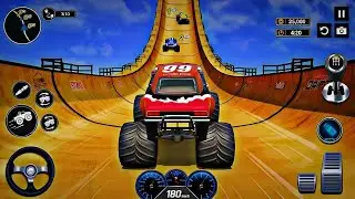 Mega Ramp = Instant Destruction 💥 | Monster Truck Stunts