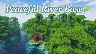 Peaceful River Base 🌿 | Minecraft Jungle
