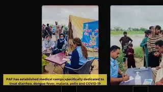 PAF Flood Relief Operations for Rehabilitation of Flood Affectees