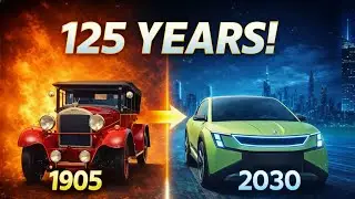 125 Years of &Scaron;koda Cars in One Continuous Drive (1905&ndash;2030)