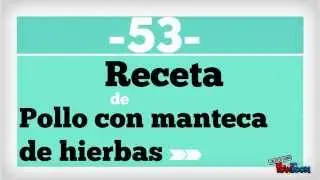 Receta de Pollo con manteca de hierbas