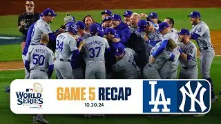 Los Angeles Dodgers WIN 2024 World Series, 8th title in franchise history | Game Recap