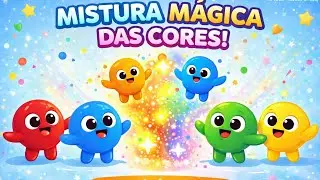 Mistura M&aacute;gica das Cores! 🌈 Aprenda Brincando com o Tio Alex | V&iacute;deo Educativo Infantil