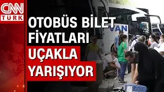 Bayram günü otobüs biletleri ne kadar? Erzurum 400, Trabzon 450, İzmir ve Antalya 300 TL!