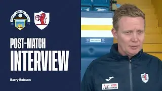 INTERVIEW | Barry Robson Post-Greenock Morton | 06/09/25