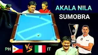 AKALA NILA SUMOBRA, MAGIC PALA NI EFREN | Champion ng Italy binigyan agad si Efren ng Problema