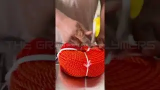 PE FISHING ROPE 6 MM 100 YARD MANUFACTURING COMPANY-THE GREAT POLYMERS/INDIA #fishingrope #LINEDORI