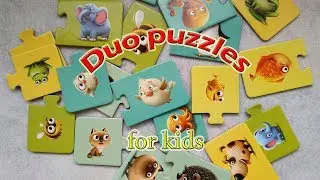 Duo puzzles for kids. Unpacking Puzzlika - Дуо пазлы для детей