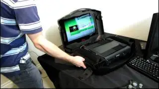 Project GAEMS G155 Real World Demonstration Gaming Case Unboxing & First Look Linus Tech Tips