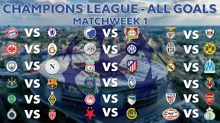 Champions League Goals 2025/26 &ndash; All Goals This Matchweek 1