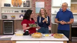LocknLock Glass 9x9 & Pie Dish Bakeware Set w/ Lids on QVC