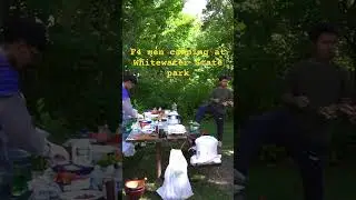 F4 men camping at whitewater camping and enjoying eat our Karen burger 🍔 and very delicious #mn