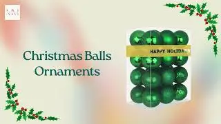 Transform Your Tree with Beautiful Christmas Balls Ornaments! 🌟🎄-Market Mingle