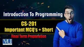 CS201 Final Term Preparation | CS201 Important MCQ and Short Questions