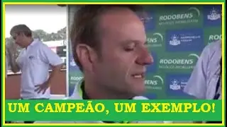 Um &iacute;dolo Brasileiro, uma pessoa exemplar: Rubens Barrichello.