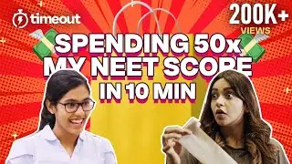 ₹36,000 in 10 mins 💸 50X NEET Score Shopping Challenge | Timeout with Karthika G Nair NEET Topper