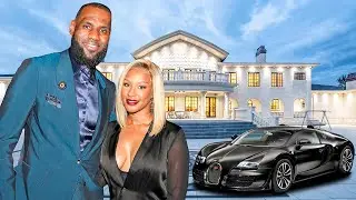 LeBron James RICH Lifestyle: Hot Babe, Big Crib, Life's GOOD!