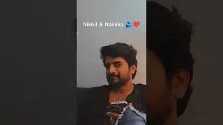 Nikhil & Nainika 🫂♾️❤️🥰 #nikhil #nikhilmaliyakkal #kani #nainika #shorts #brosis