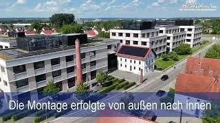 Glasmontage an der Zott-Zentrale in Mertingen 🏗️🔧