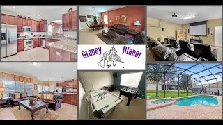 Gracey Manor Vacation Villa 2 Miles from Disney World