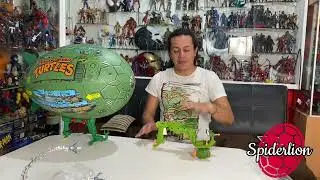 La peor decepción que me he llevado comprando figuras Turtle blimp unboxing TMNT dirigible español