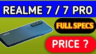 Realme 7 And Realme 7 Pro Confirmed Specifications Realme 7 Pro Best Camera😡🔥🔥