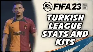 FIFA 23 PS5 - Turkish League Teams - Stats & Kits