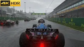 OMG !! THESE F1 22 RAIN GRAPHICS ARE INSANE IN ULTRA 4K FULL QUALITY 60FPS
