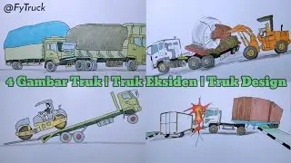 4 GAMBAR TRUK | MOBIL TRUK EKSIDEN | MOTOR GILING | TRUK TREILLER | TRUK KONTAINER