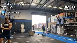 Workout 4 team Arete 2022 quarterfinals