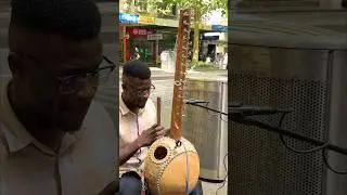 আফ্রিকান গিটার West African Guitar #travel #music #street #musician #melbourne #australia #shorts