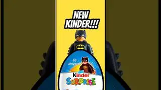 *NEW* Kinder Surprise Unboxing! DC Comics Playmobil Toy | With ASMR Sounds #asmr #dc #batman