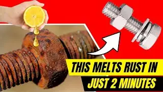 Easiest Way to Remove Rust from Tools FAST 🛠️Magic Trick 🧲