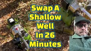 SICK OF IT! Swapped my shallow well in under 26 minutes. 