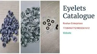 Eyelet Product catalogue Video. #trapoulin #garment #shoe #jeans #fashion #leather #accessories