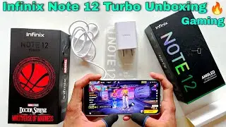 Infinix note 12 turbo unboxing and gaming test