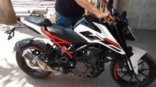 KTM duke 250 | exhaust note | White colour