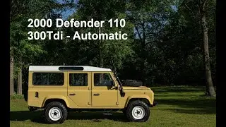 2000 Land Rover Defender 110 300Tdi Automatic 5 Door Wagon Yellow Custom Interior For Sale Car Cave