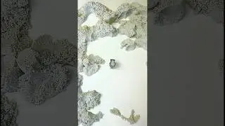 ASMR 😻Very satisfying Kinetic sand #ASMR: 🐻&zwj;❄️ polar bear in the snow ❄️ #satisfying #kineticsand